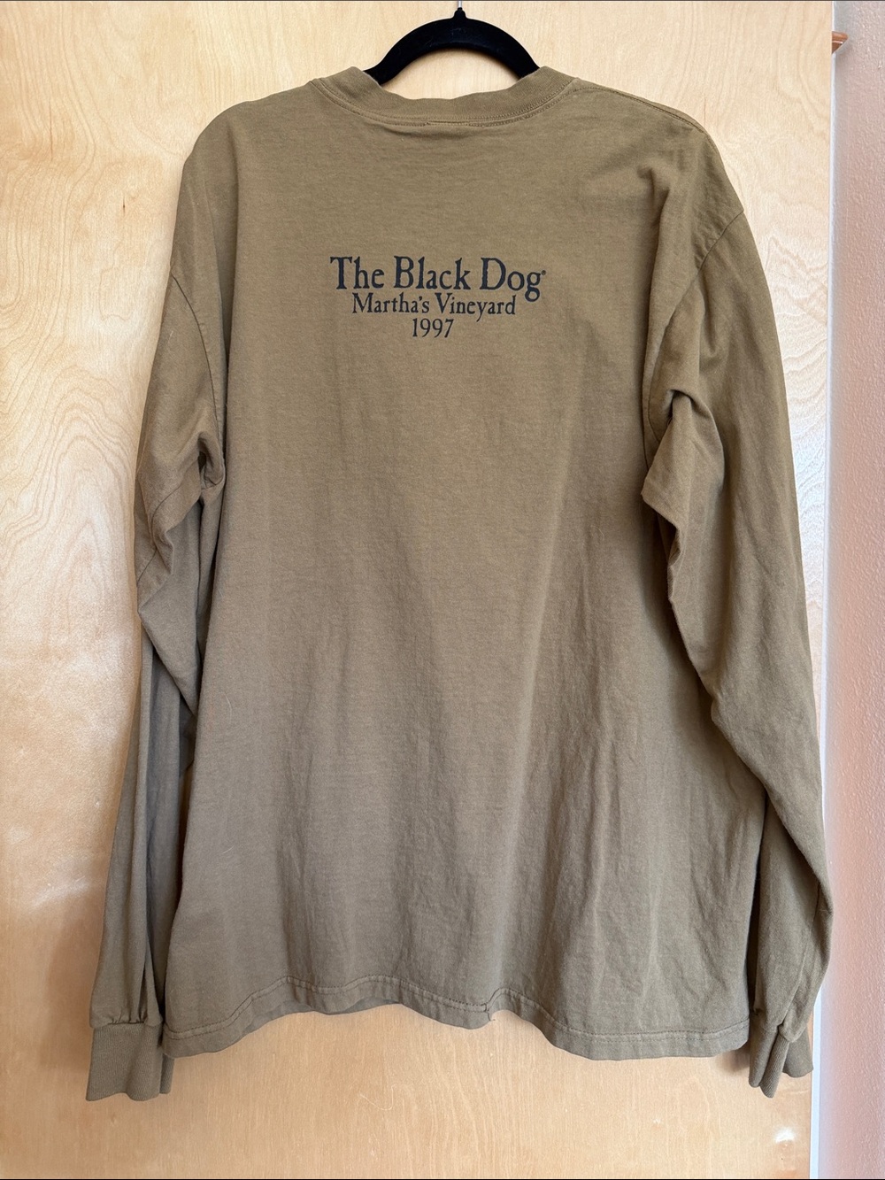 The Black Dog Olive Brown Long-Sleeve Tee - Picture 2 of 6